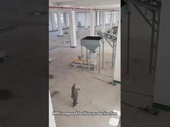 Linha de Produção de Fertilizantes Compostos com Granulador de Rolo Duplo 4TPH em Instalação