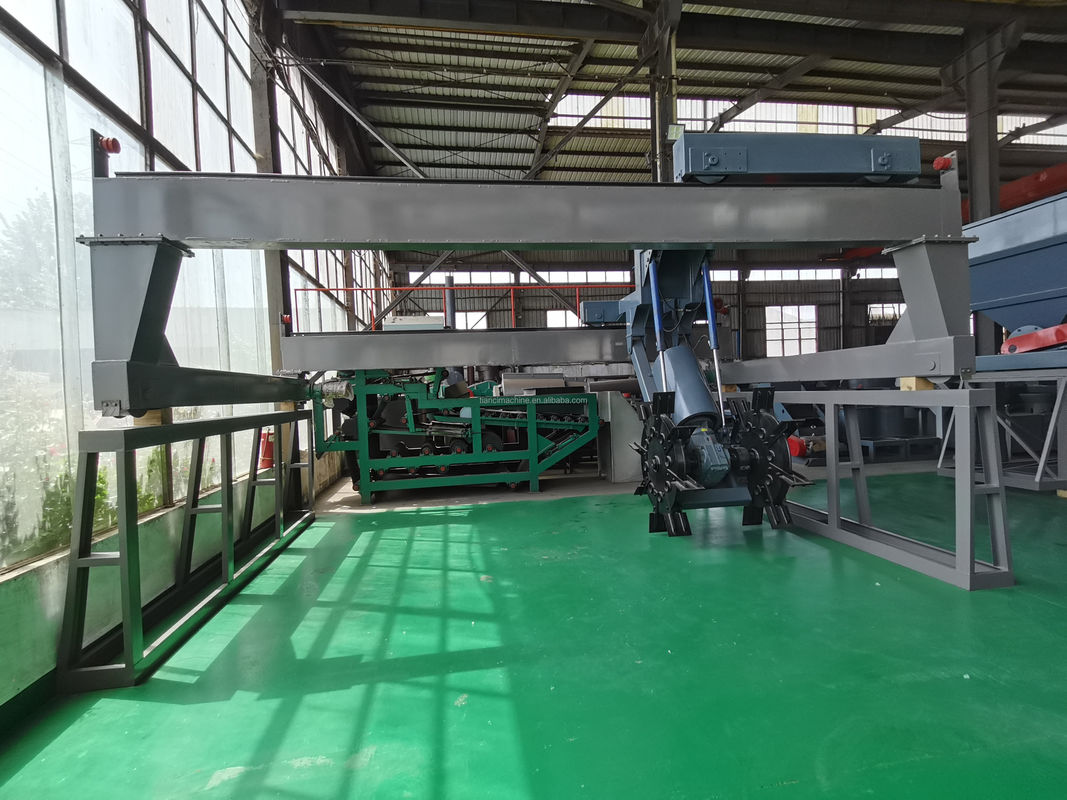 Fermentação de resíduos orgânicos de alta capacidade Equipamento de composto Tipo de roda Turner de composto