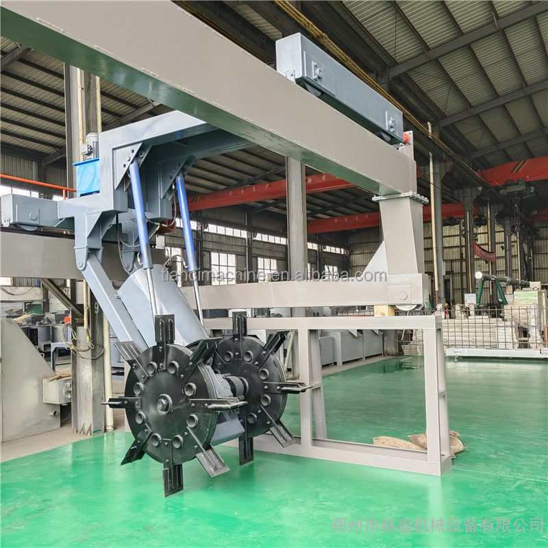 Fermentação de resíduos animais Compost Roda de máquina Tipo de compost Turner Para estrume animal