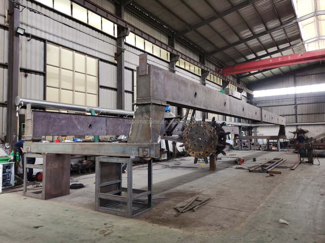 150-400 m3/h Capacidade Resíduos Orgânicos Compost Turner Rodas de máquina Tipo