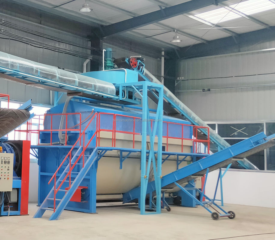 Resíduos orgânicos Tanque de fermentação aeróbica de alta temperatura Máquina de compostagem orgânica 4-6 horas
