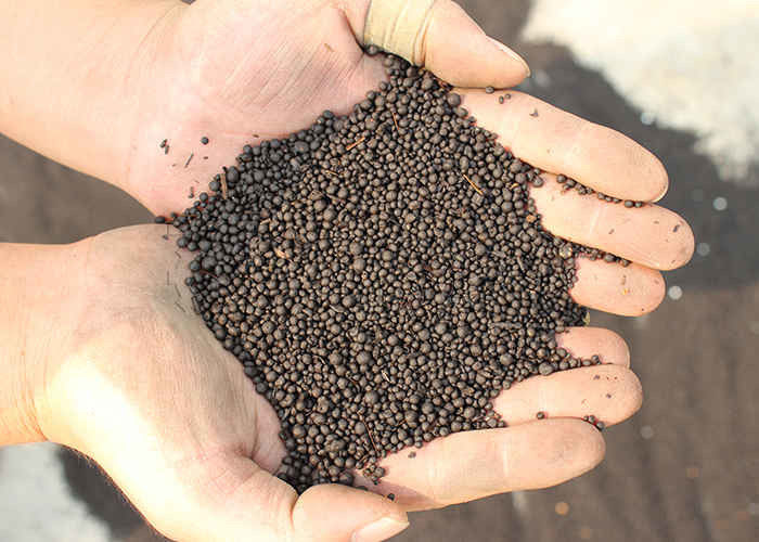 Granulador de fertilizantes orgânicos de tipo úmido para composto orgânico em pó
