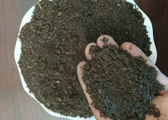 Granulador de fertilizantes para granulação de materiais orgânicos como resíduos de feno, resíduos vegetais e ácido fulvico