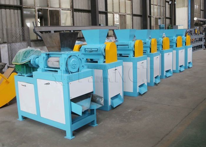 Granulador de pressão em rolos secos para a produção de fertilizantes NPK 1-3 T/h