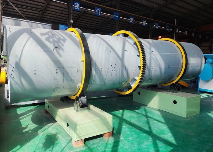 Granulador rotativo de fertilizantes de tipo tambor para fabricação de pellets orgânicos compostos