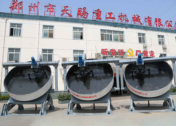 Máquina de fabricação de fertilizantes de esterco de frango Tipo de disco Máquina de granulação de fertilizantes 380V