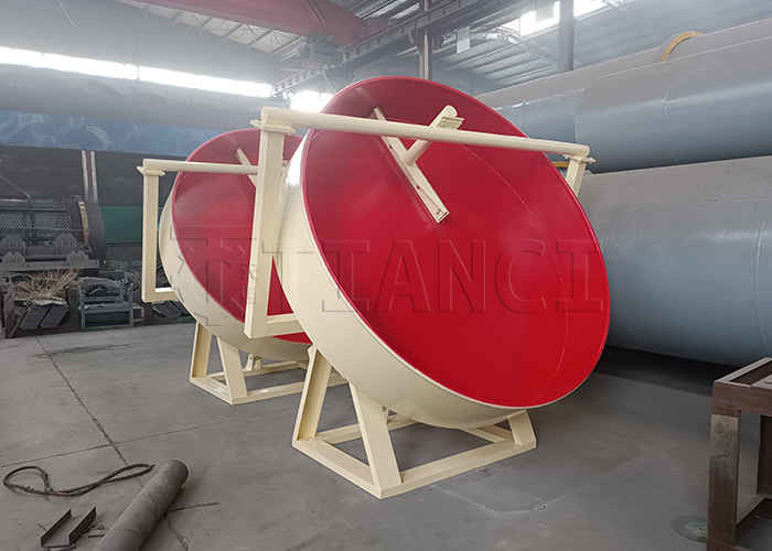 Granulador de fertilizantes orgânicos de pó de ferro para grânulos de máquina de disco 0,5-6T/H