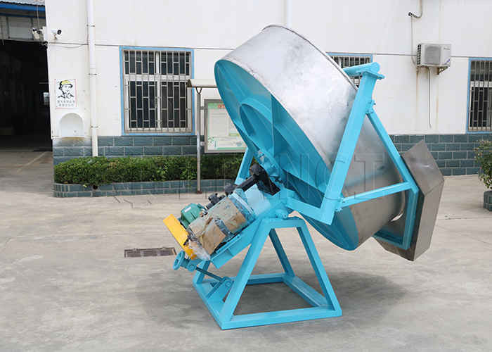 1-6T/h NPK Fertilizer Pellet Machine Disc Fertilizer Granulator com 95% de taxa de granulação