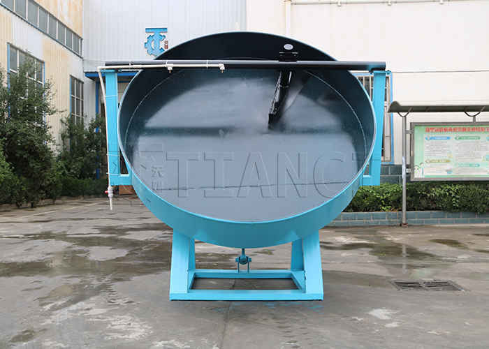 1-6T/h NPK Fertilizer Pellet Machine Disc Fertilizer Granulator com 95% de taxa de granulação