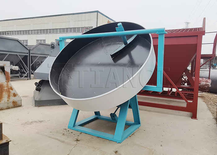Linha de produção de grânulos de fertilizantes inorgânicos Linha de produção de granulação de discos de areia de gato