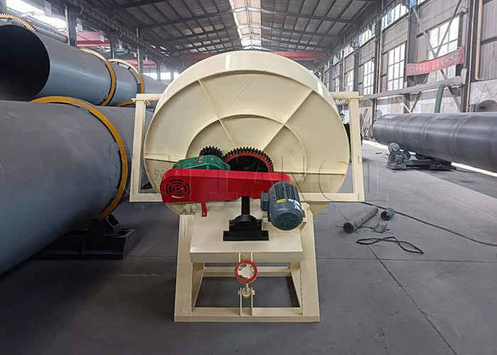 Granulador de fertilizantes orgânicos de pó de ferro para grânulos de máquina de disco 0,5-6T/H