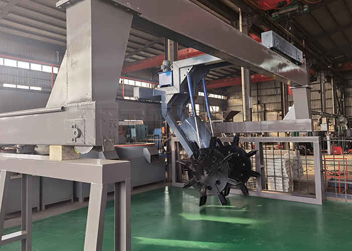 150-400m3/H Produção Large Flipping Span Compost Turning Machine Tipo de roda