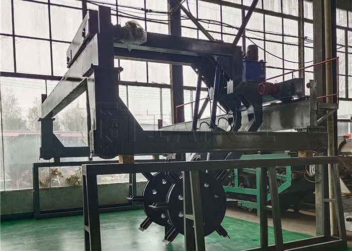 Fermentação de resíduos orgânicos de alta capacidade Equipamento de composto Tipo de roda Turner de composto