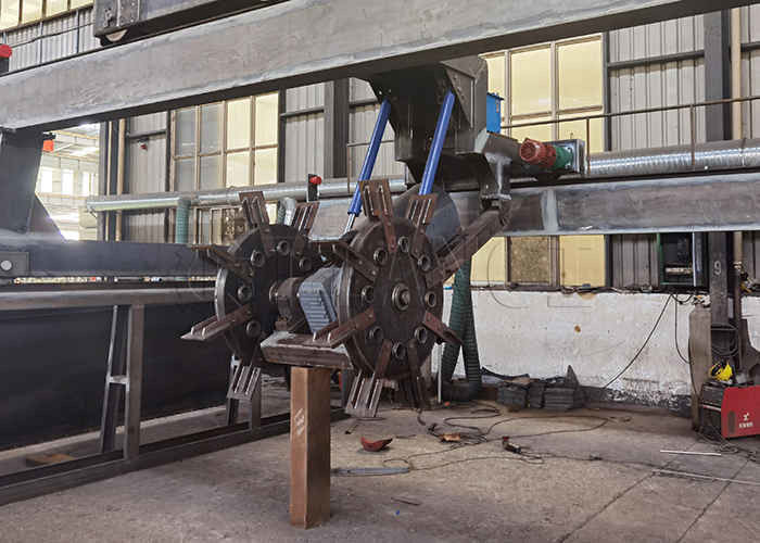 150-400 m3/h Capacidade Resíduos Orgânicos Compost Turner Rodas de máquina Tipo