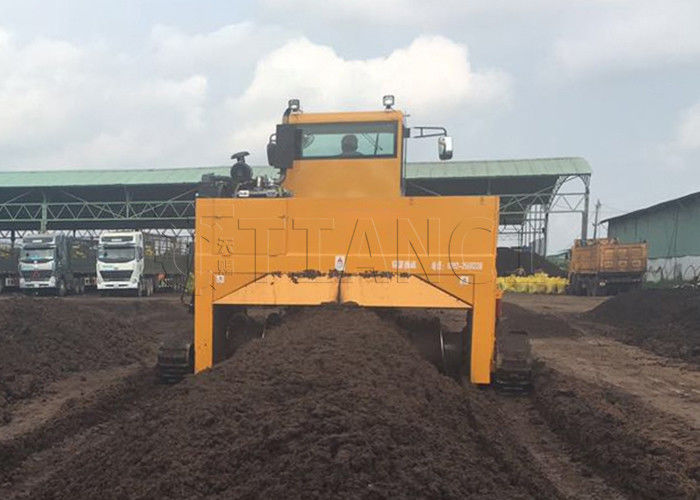 Fermentação de estrume animal Equipamento de compostagem Máquina de transformação de compostagem