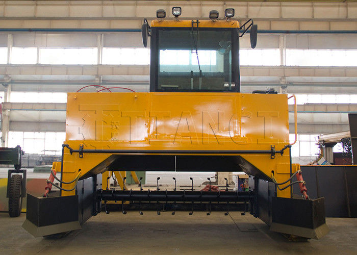 Fermentação de estrume orgânico tipo máquina de compostagem para decomposição aeróbica de pilhas moídas