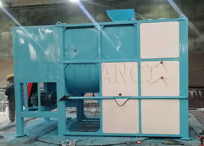 4-6h Máquina de fazer estrume Máquina de compostagem de aves de capoeira Converter resíduos orgânicos em fertilizantes