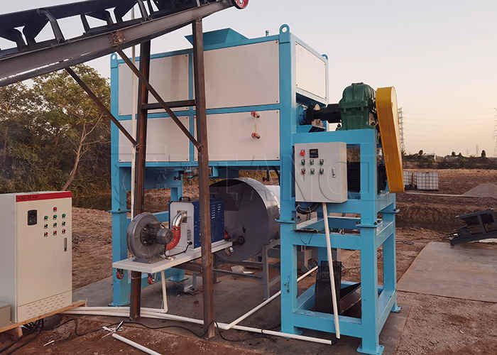4-6h Máquina de fazer estrume Máquina de compostagem de aves de capoeira Converter resíduos orgânicos em fertilizantes