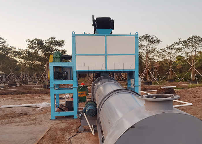 Equipamento de fermentação de estrume animal Tanque de fermentação de composto para resíduos orgânicos com baixo investimento