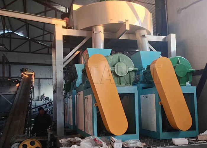 Linha de produção de fertilizantes compostos de granulador de rolos NPK Máquina de fabricação de fertilizantes