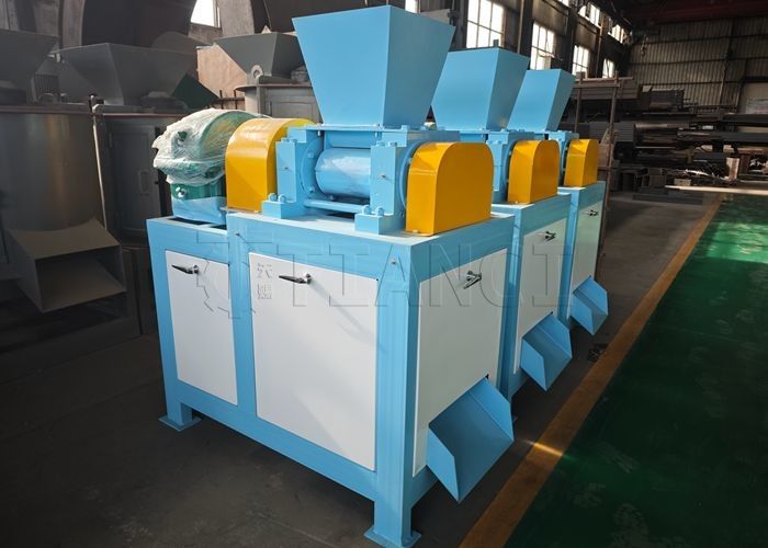 Granulador de pressão em rolos secos para a produção de fertilizantes NPK 1-3 T/h