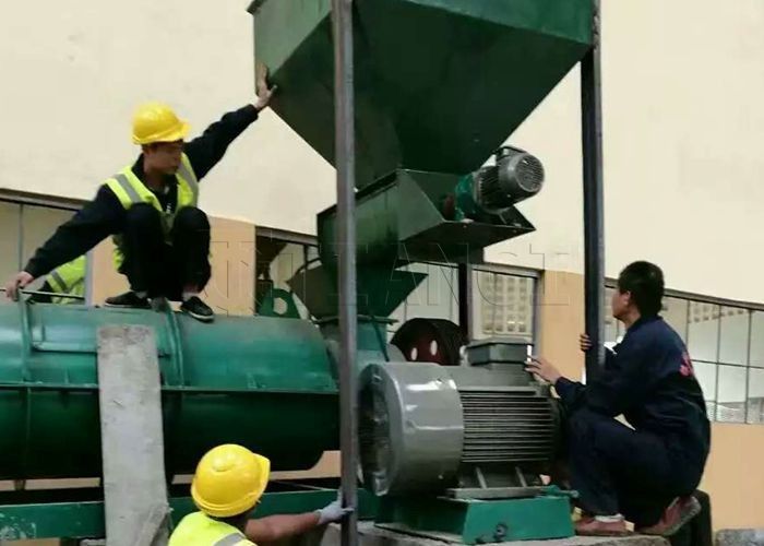 Linha de produção de equipamento de granulação de fertilizantes orgânicos