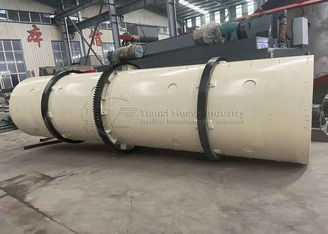 Linha de produção de fertilizantes orgânicos de 1 a 20 toneladas por hora Granulador rotativo de tambor para estrume animal