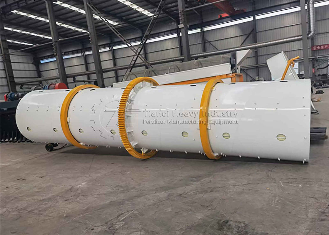Linha de produção de fertilizantes orgânicos totalmente automática de tipo esferográfica rotativa com baixo investimento