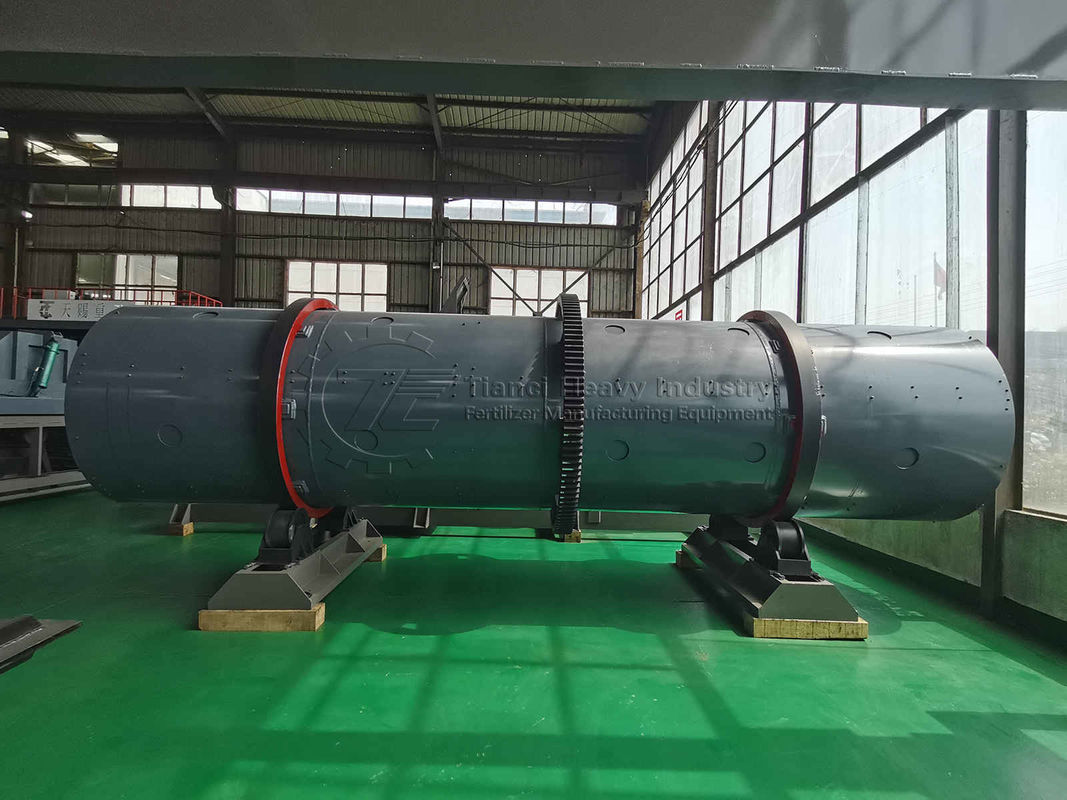 1 T/h Capacidade Granulados Linha de produção de fertilizantes Granulador de tambor para estrume orgânico