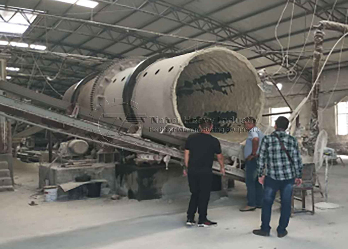 Granulador de tambor tipo adição de água por pulverização granulador de tambor para linha de granulação de granulador de tambor de fertilizante de composto orgânico