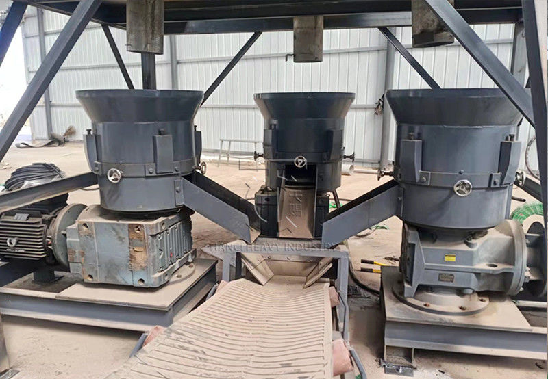 Máquina de fabricação de pellets de madeira Linha de produção de granuladores de estrume de gado e aves de capoeira Equipamento de produção de fertilizantes orgânicos