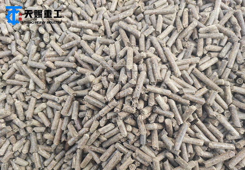 Linha de produção de grânulos de fertilizantes orgânicos Granulador de composto de esterco de vaca Biomassa Linha de produção de matriz plana
