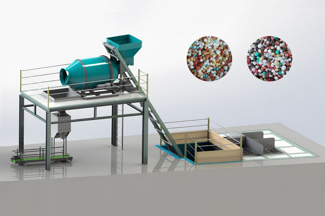 Linha de produção de fertilizantes BB Linha de produção de misturadores de azoto, fósforo e potássio