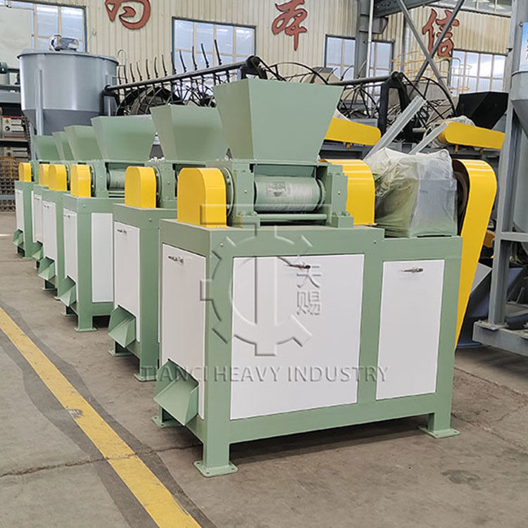 Equipamento de Granulação de Sulfato de Amônio com Granulador de Rolo Duplo para Pó Seco, Máquina de Fabricação de Grânulos de Fertilizante