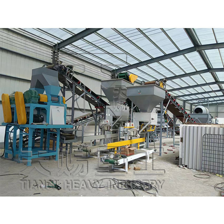Máquina de Granulador de Prensa em Rolo Seco para Sulfato de Potássio e Grânulos Tamanho 2-30mm Com Granulador de Fertilizante
