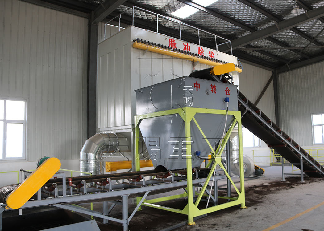 Linha de produção de fertilizantes orgânicos simples pequenos conjunto completo de equipamentos turfa solo linha de produção de fertilizantes de ácido húmico