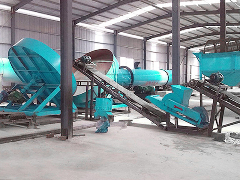 Máquina de produção de fertilizantes orgânicos de esterco de cabra em esterco Linha de produção de fertilizantes orgânicos