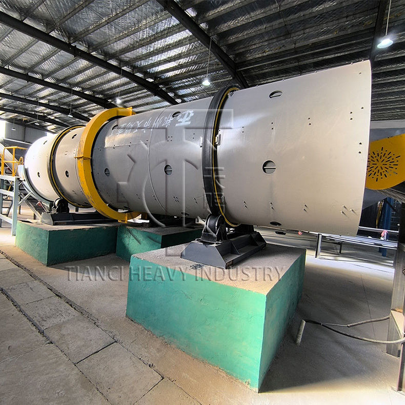 Linha de produção de granulador de tambor rotativo com tambores de granulação para fábrica de fertilizantes compostos de monoamônio de cristal granular MAP