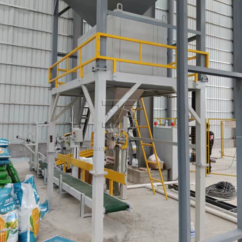 Two-Nutrient Fertilizer Blending Production Line of Potassium & Ammonium Fertilizer Granule Blending Equipment