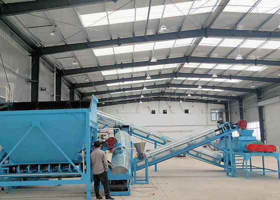 Linha de produção de pó NPK Linha de produção de pó de estrume de fertilizantes compostos