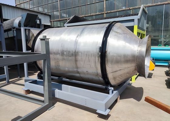Linha de produção de misturadores de fosfato em pó de rocha Linha de produção de mistura de sulfato de potássio