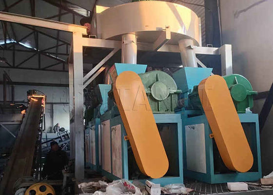 Linha de produção de granuladores de rolos duplos de fertilizantes compostos NPK
