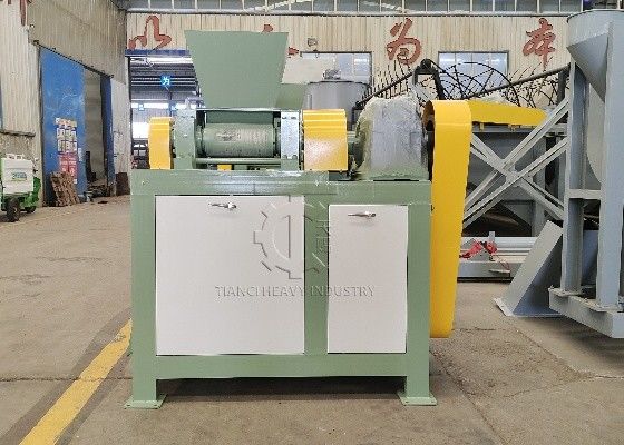 Equipamento de granulação de pó mineral Granulador de rolos de pressão de fertilizantes compostos