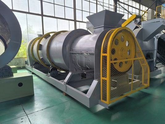 Granulador de fertilizantes em pó de composto de palha Npk Máquina de fabricação de compostos