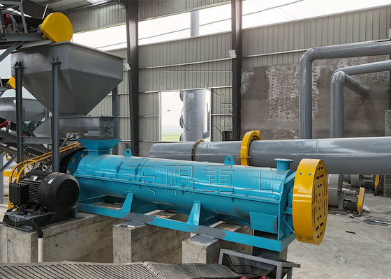 Linha de produção de fertilizantes orgânicos simples pequenos conjunto completo de equipamentos turfa solo linha de produção de fertilizantes de ácido húmico